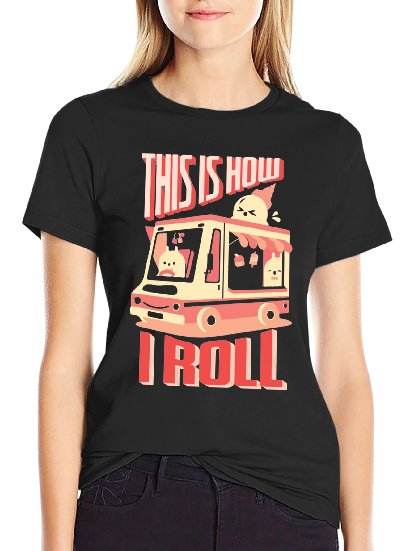 This is How I Roll T-Shirt - Ice Cream Truck Design