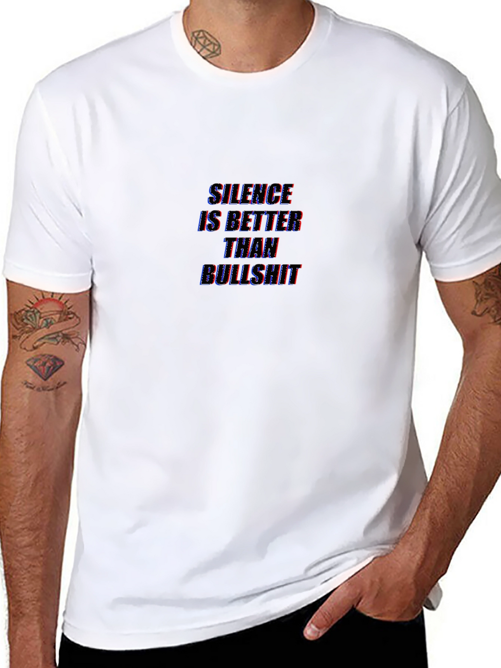 Silence Better Than Bullshit Graphic Tee