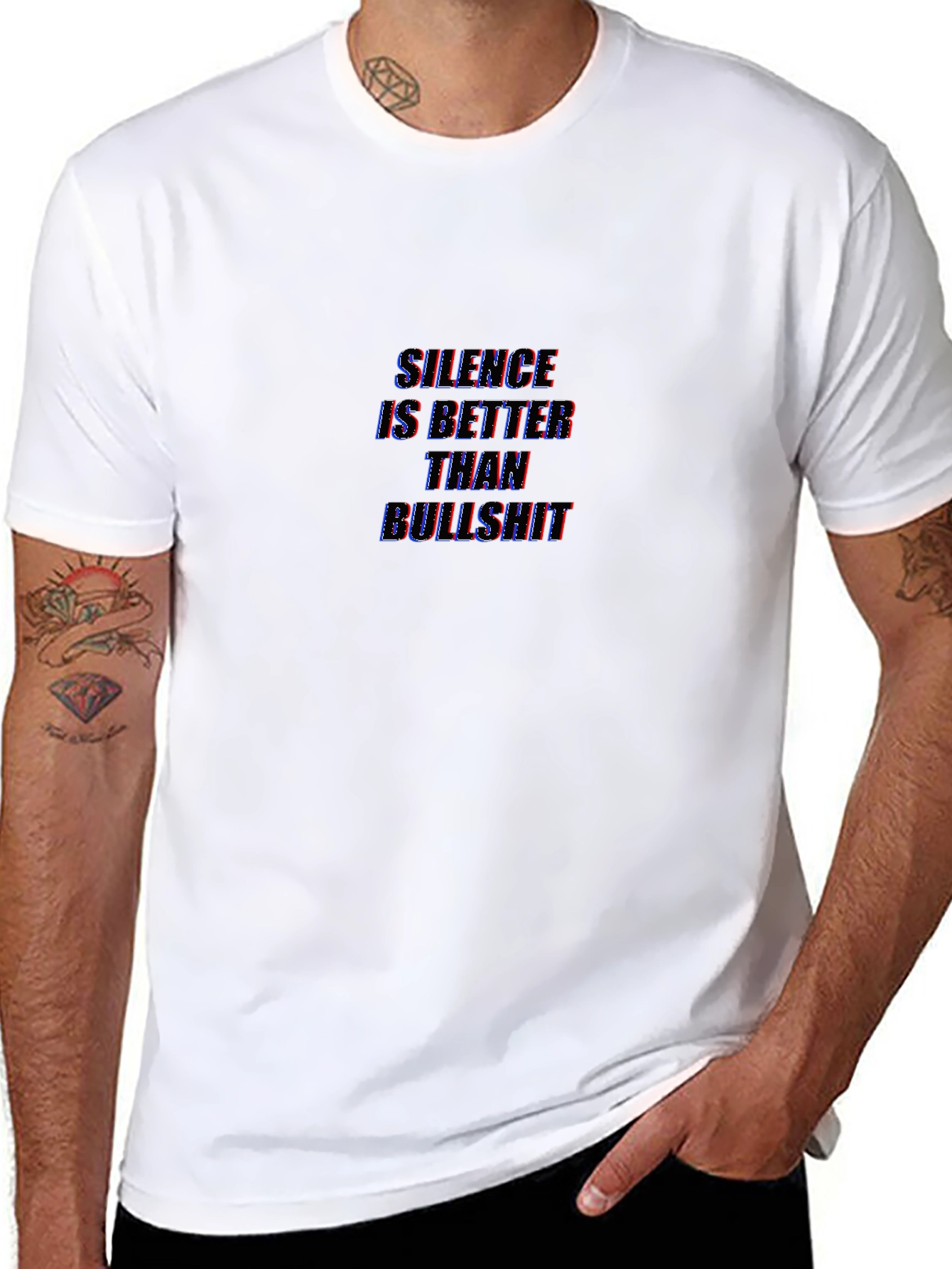 Silence Better Than Bullshit Graphic Tee