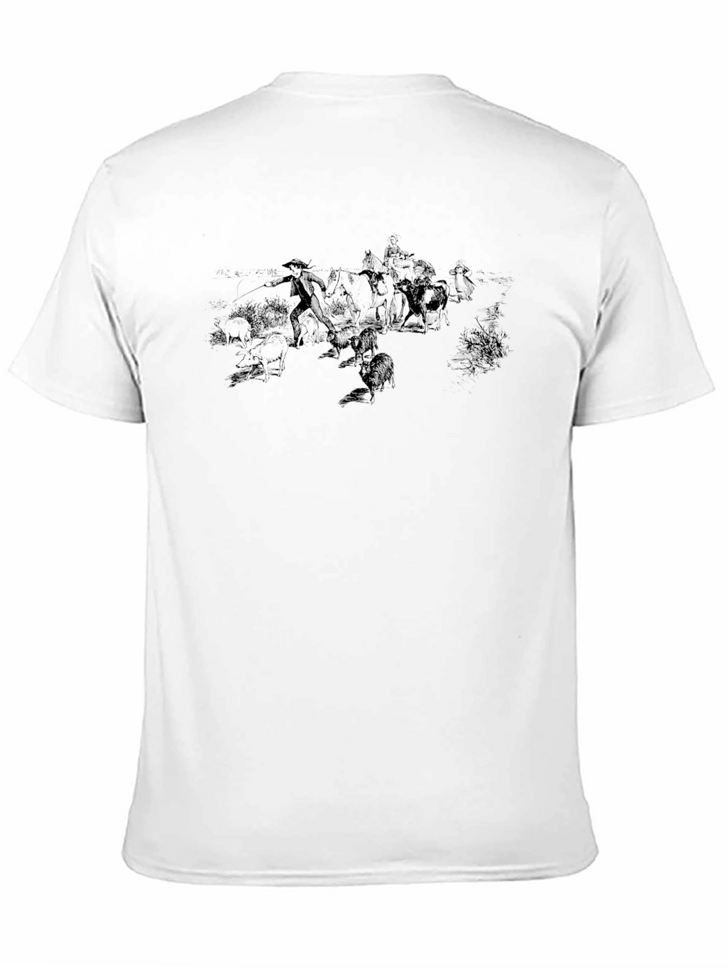 Mens Black Graphic T-Shirt