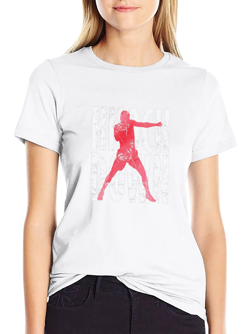 Knock Down T-Shirt: Boxing Inspired Graphic Tee