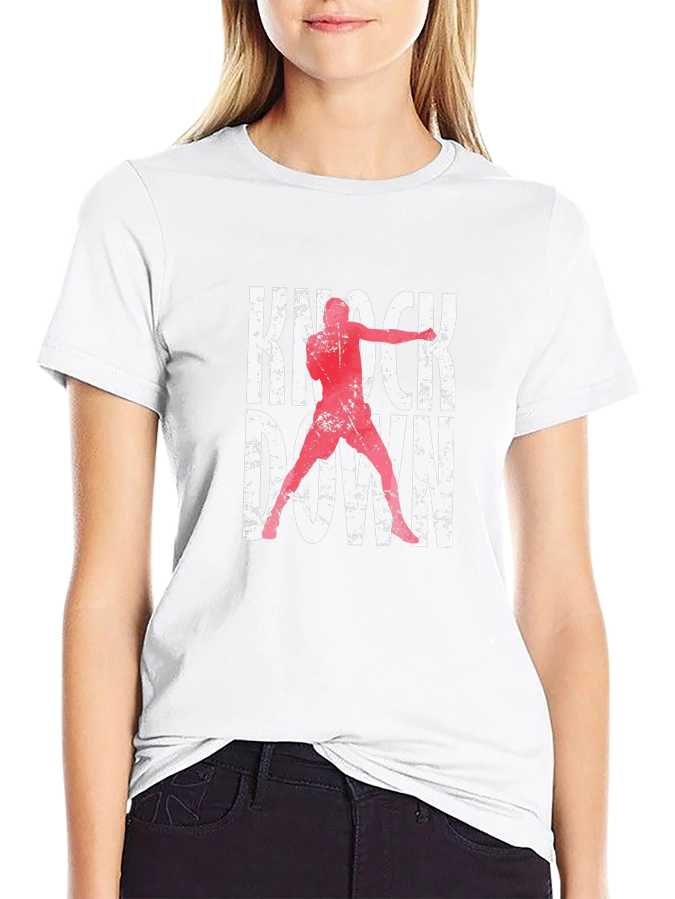 Knock Down T-Shirt: Boxing Inspired Graphic Tee
