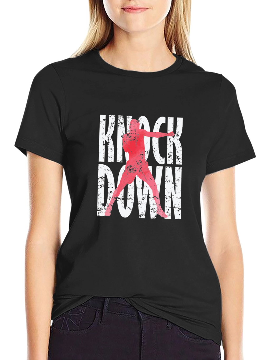 Knock Down T-Shirt: Boxing Inspired Graphic Tee
