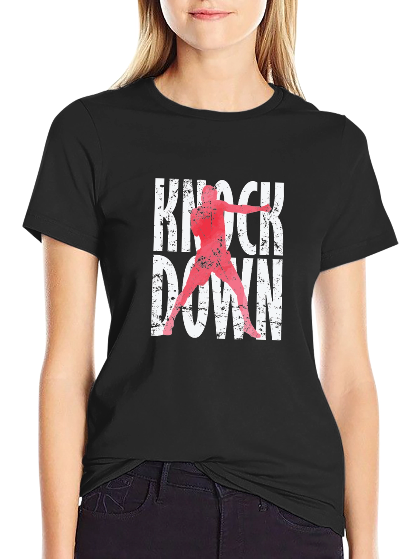 Knock Down T-Shirt: Boxing Inspired Graphic Tee