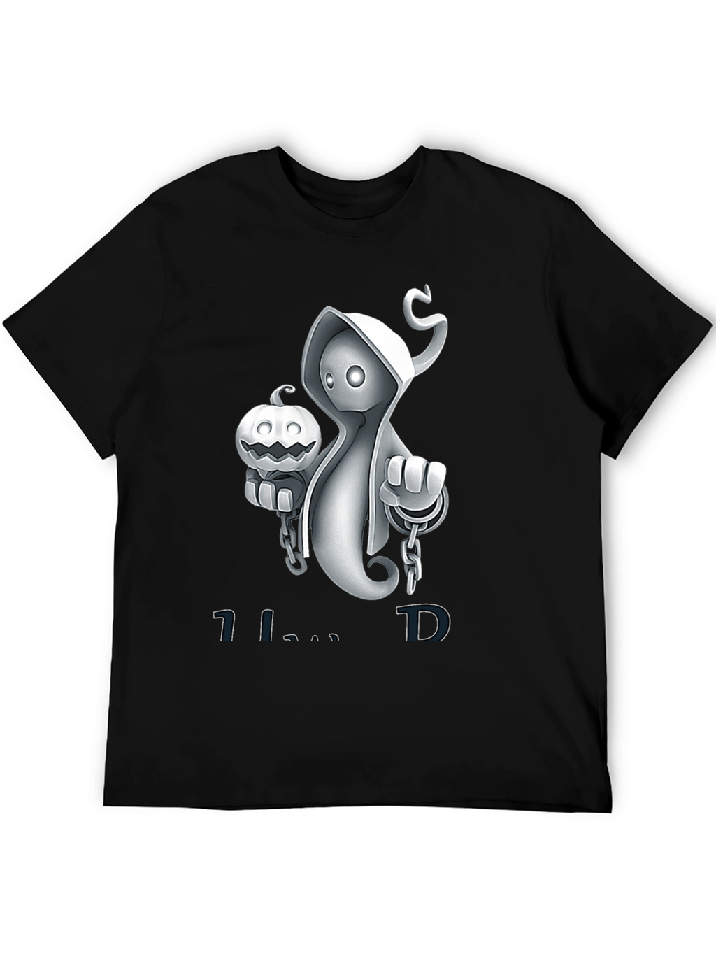 Spooky Ghost Pumpkin Halloween T-Shirt