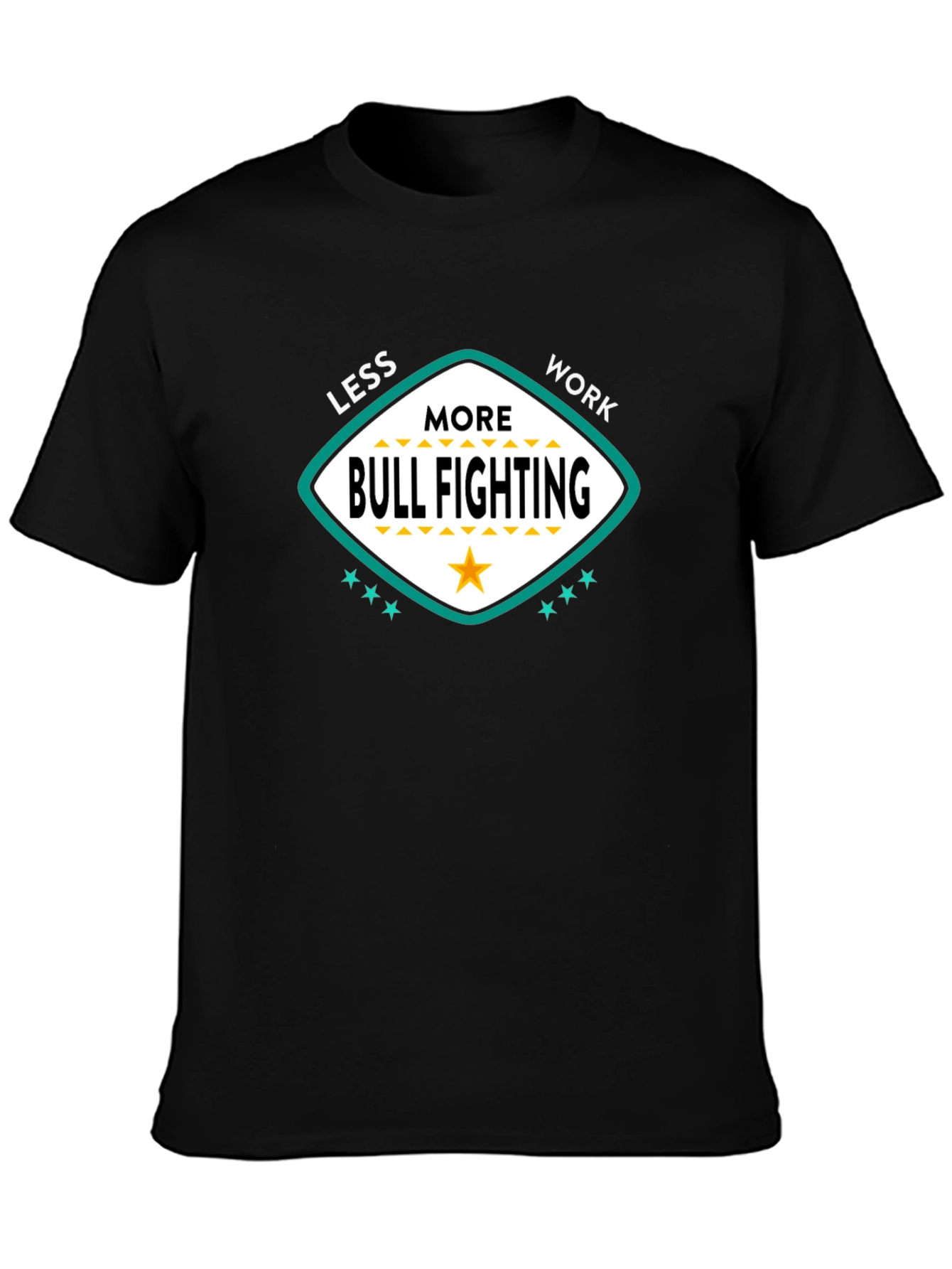 Less Work More Bull Fighting Graphic Tee