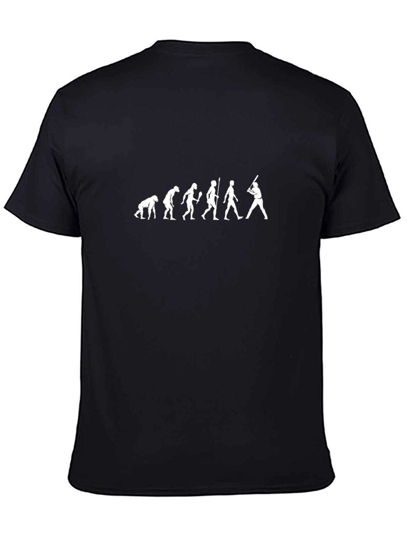 Baseball Evolution T-Shirt - Black