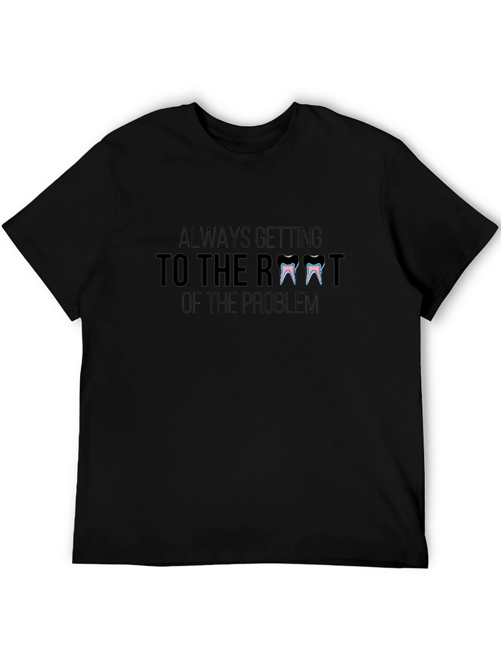 Root of the Problem Black Graphic Tee