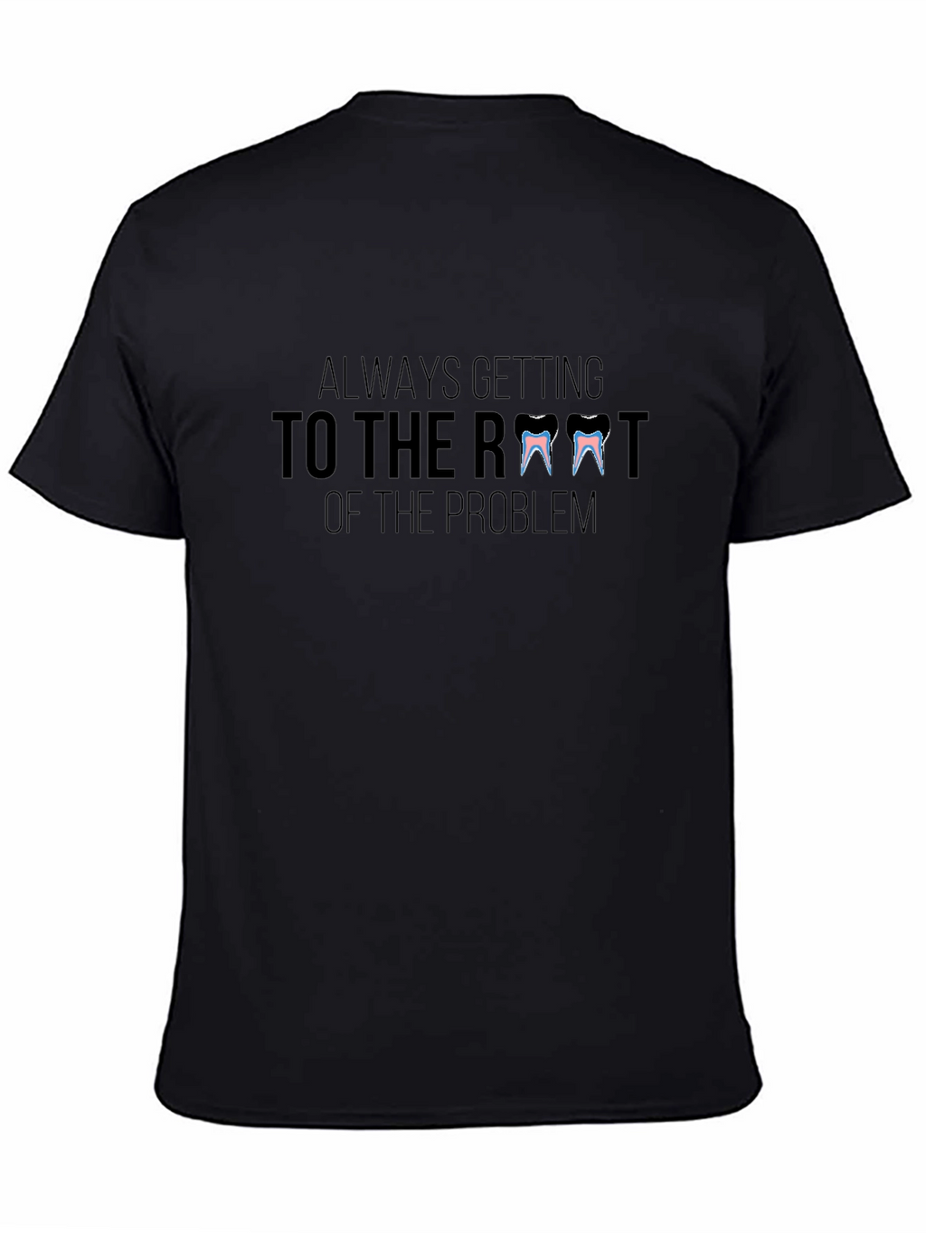 Root of the Problem Black Graphic Tee
