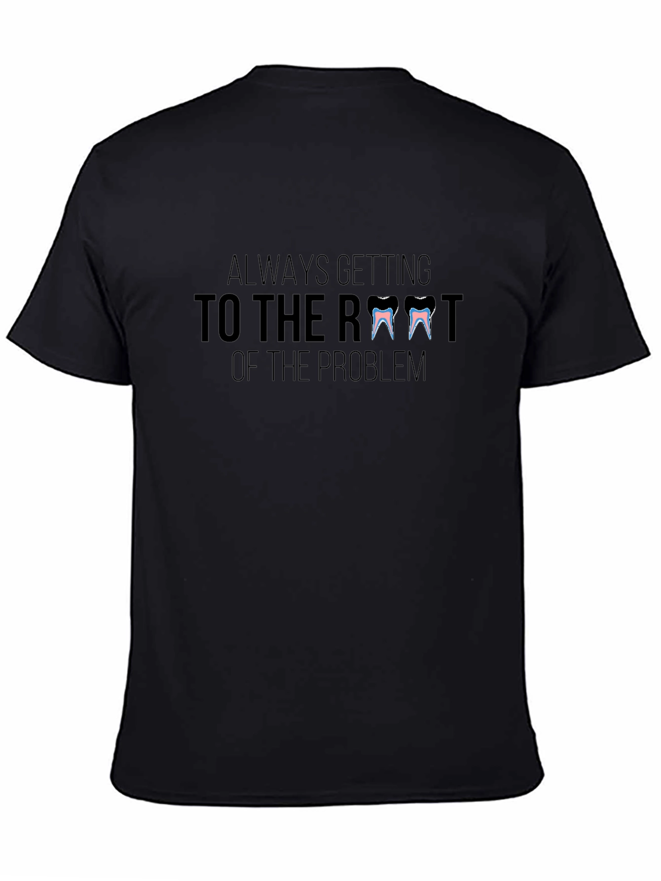 Root of the Problem Black Graphic Tee