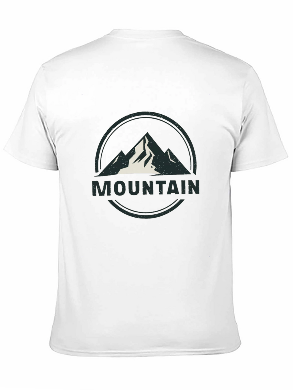 Mens Black Mountain Graphic T-Shirt