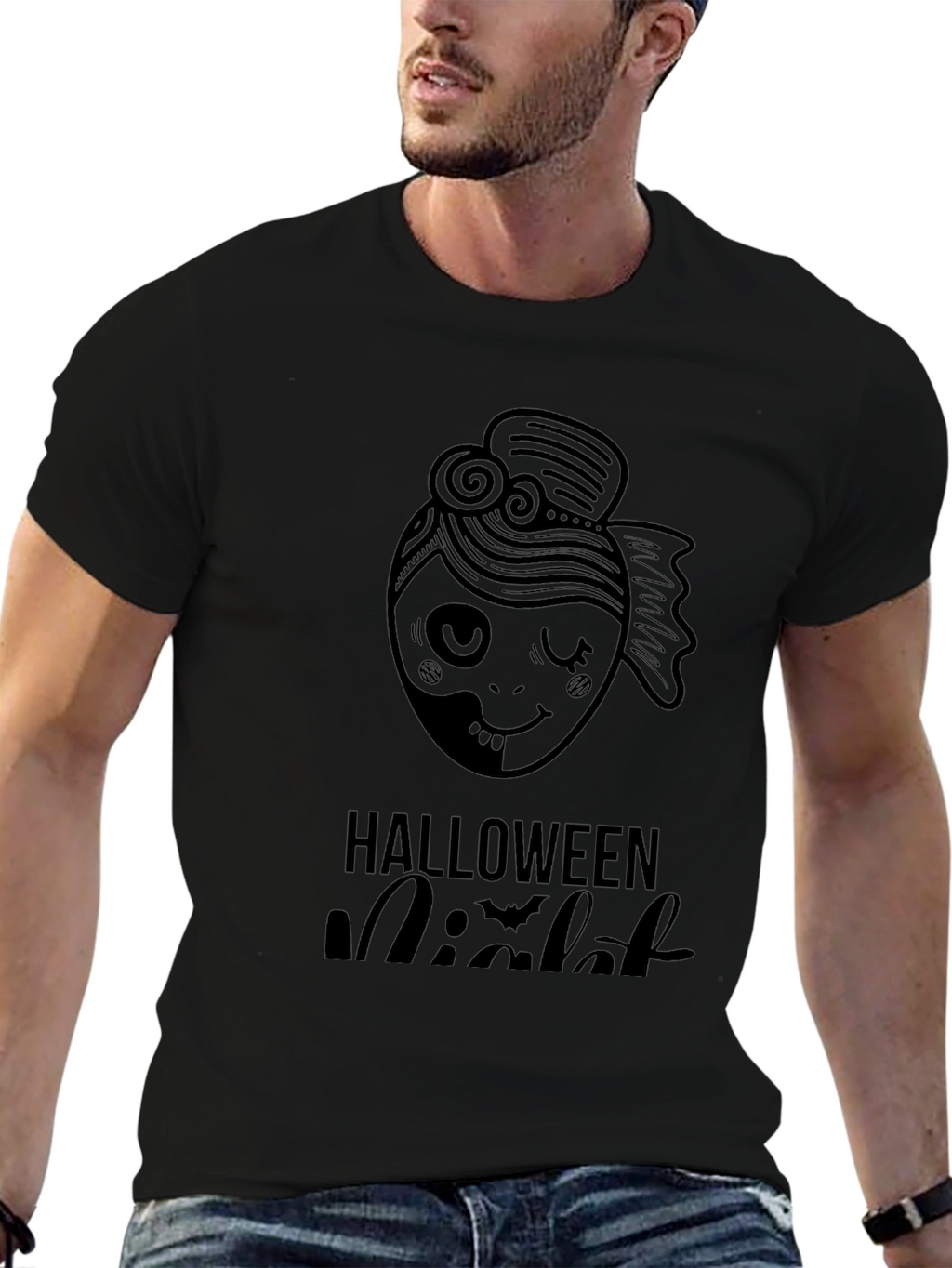 Halloween Night Graphic Tee
