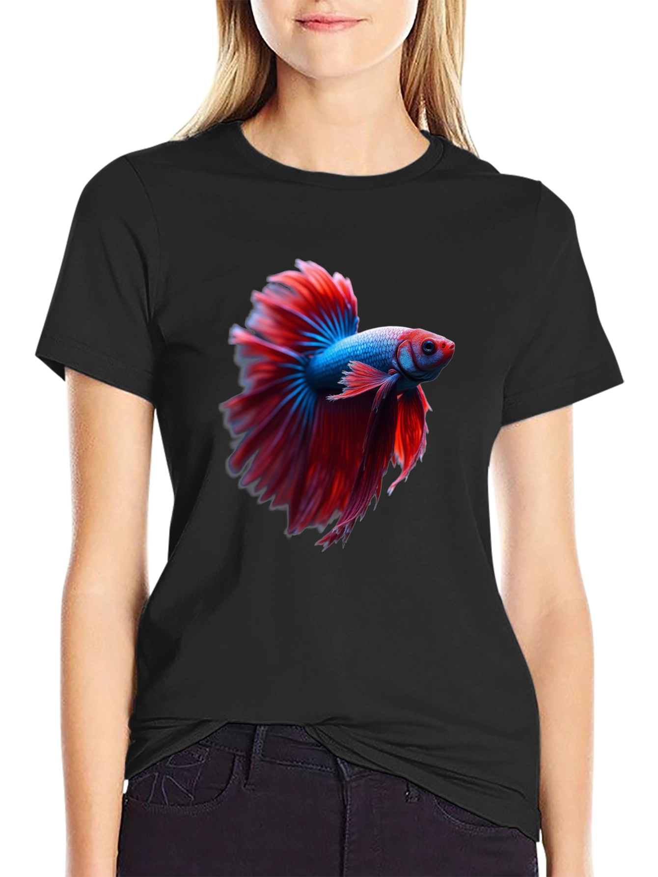 Betta Fish Graphic Tee - Unique Design Stylish & Comfortable