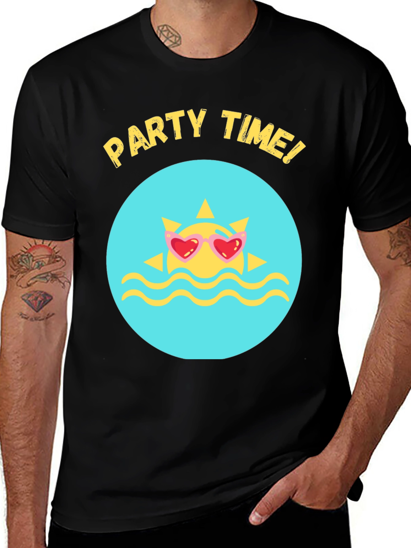 Party Time Sun Graphic Tee