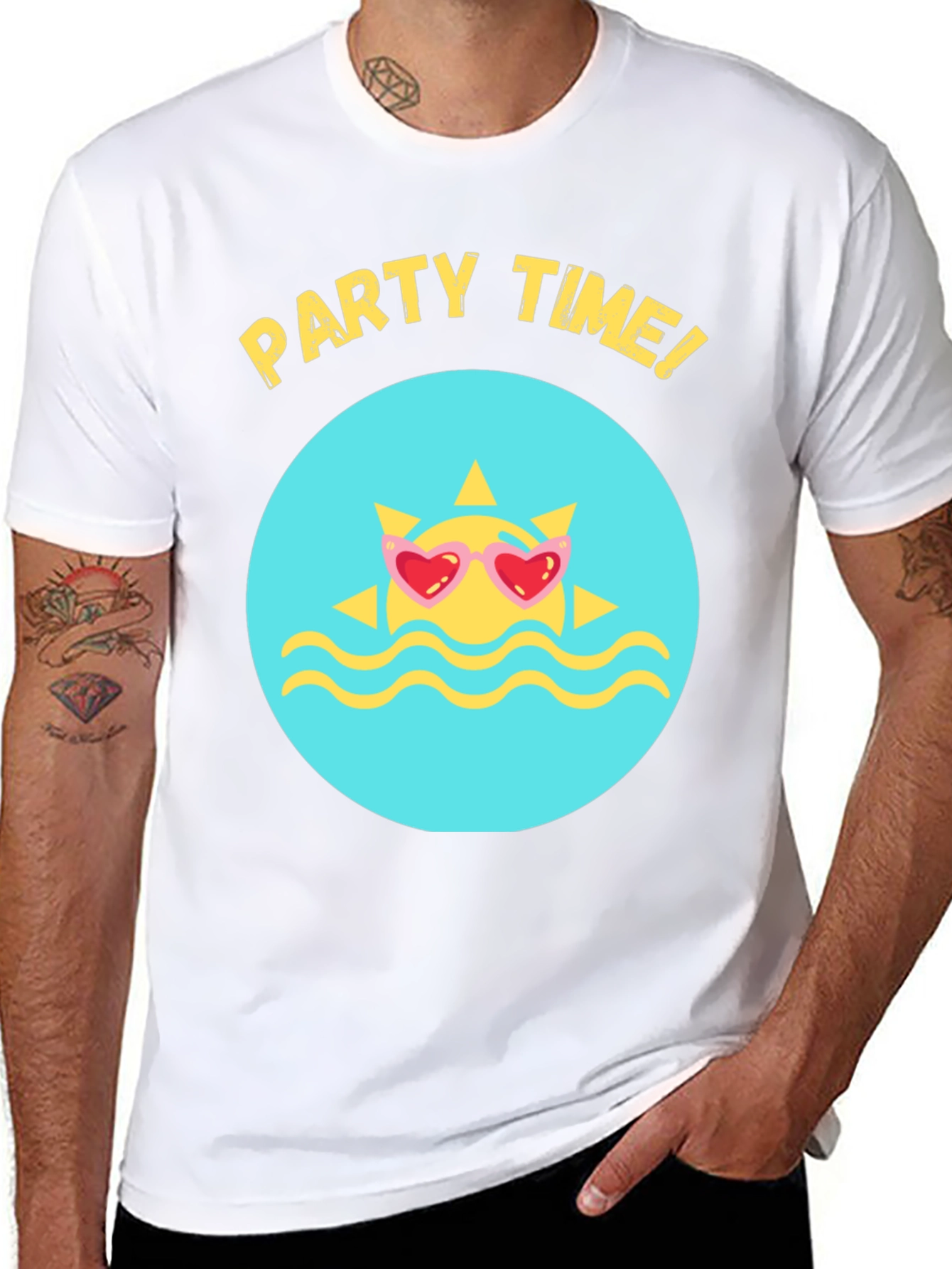 Party Time Sun Graphic Tee