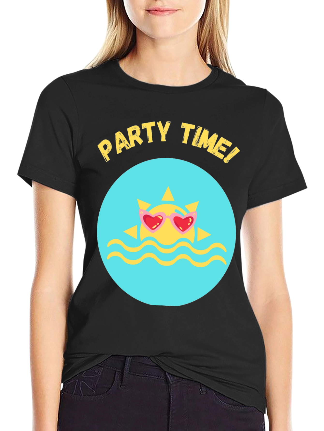 Party Time Sun Graphic Tee