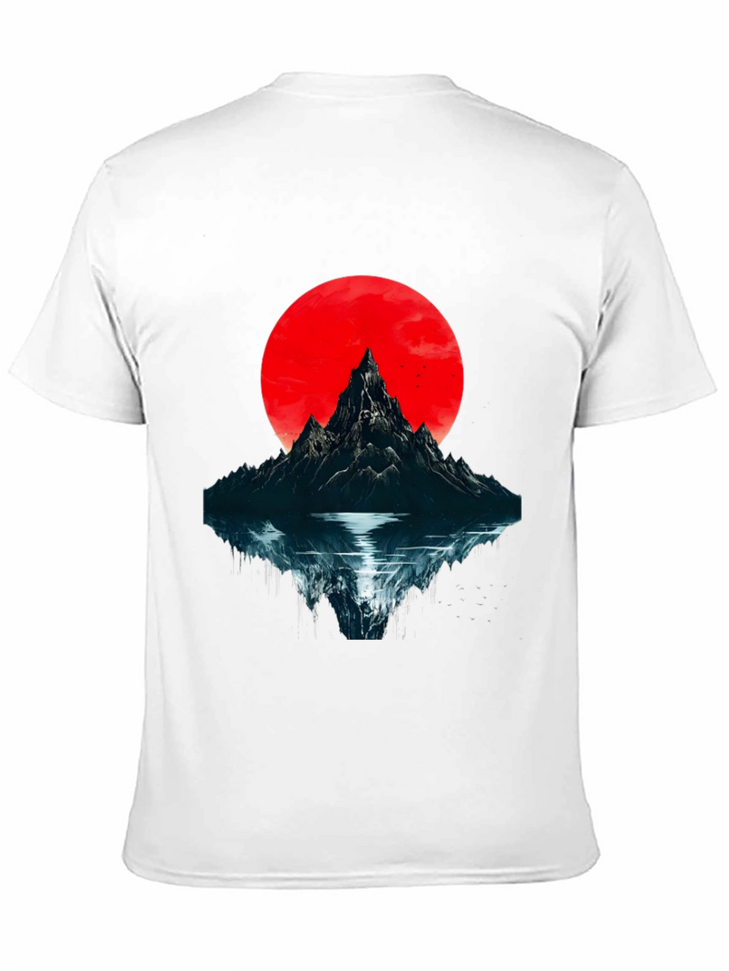 Mountain & Moon Graphic T-Shirt - Black