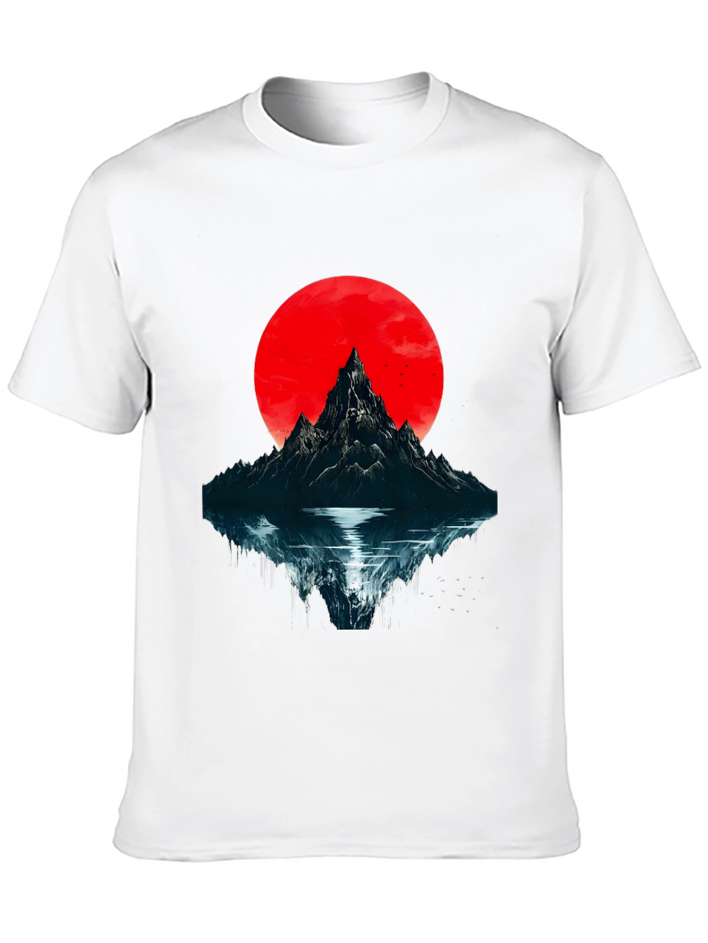 Mountain & Moon Graphic T-Shirt - Black