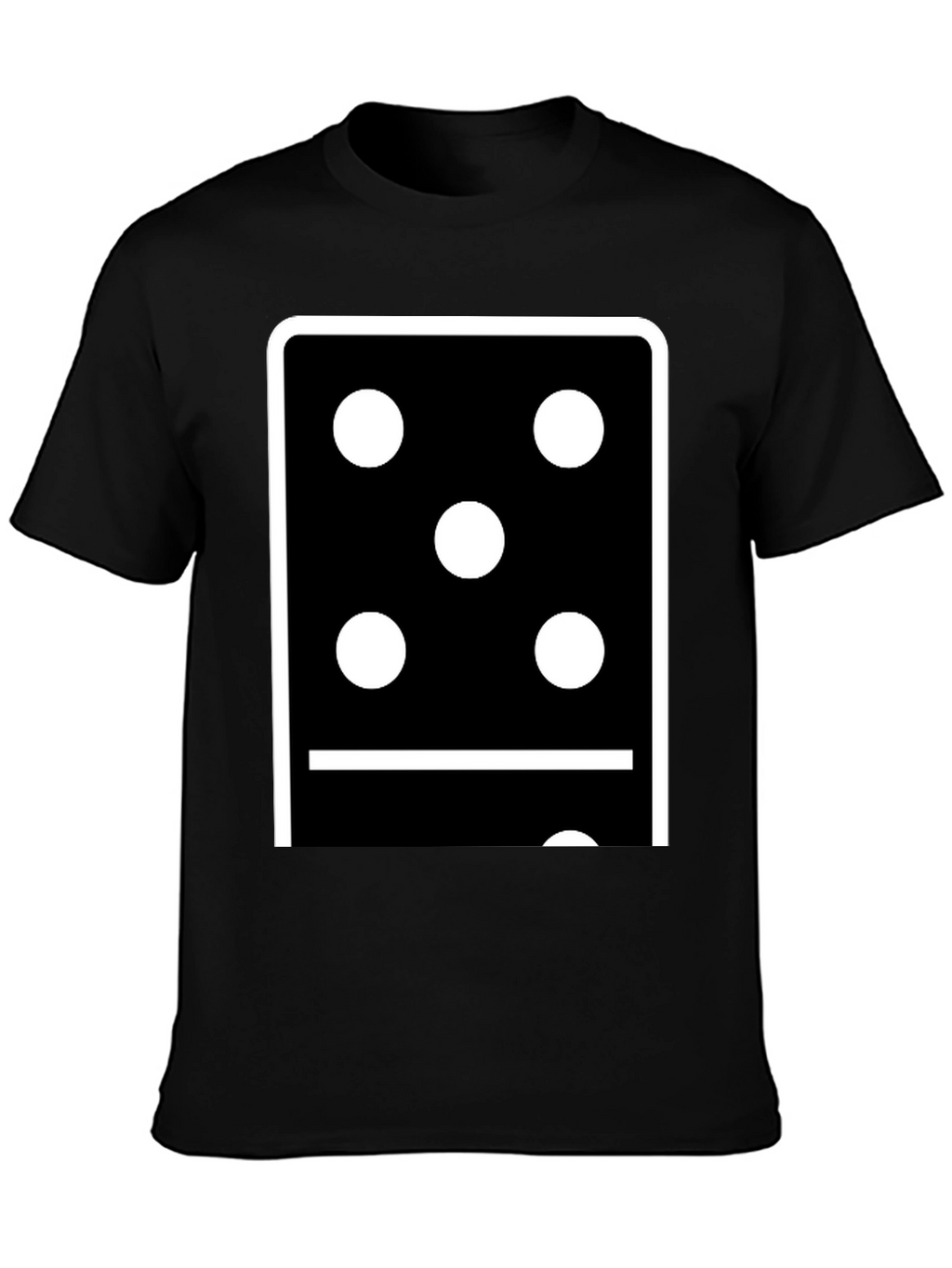 Domino Five-One T-Shirt - Black Cotton Graphic Tee