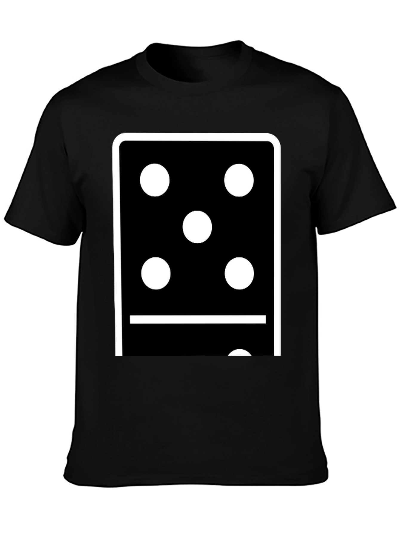 Domino Five-One T-Shirt - Black Cotton Graphic Tee