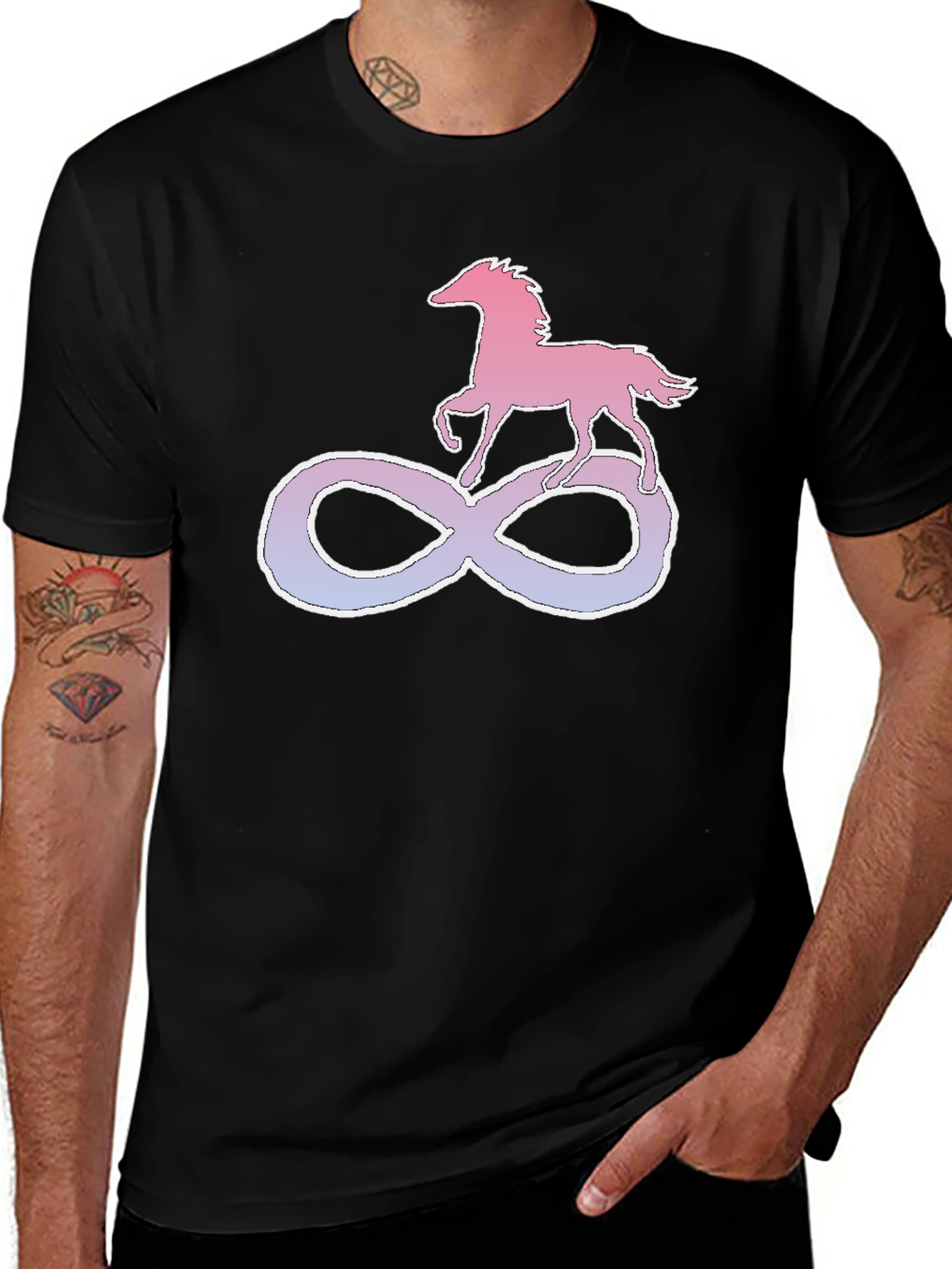 Horse Infinity Symbol Graphic Tee