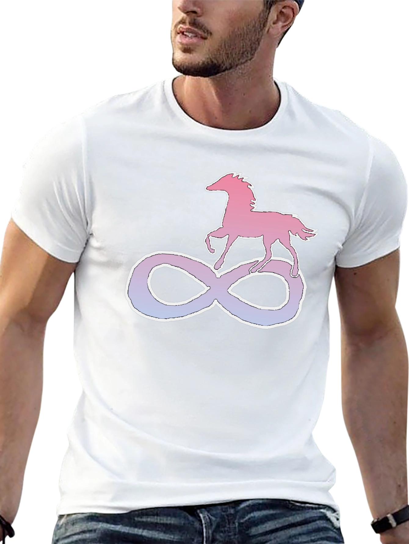 Horse Infinity Symbol Graphic Tee