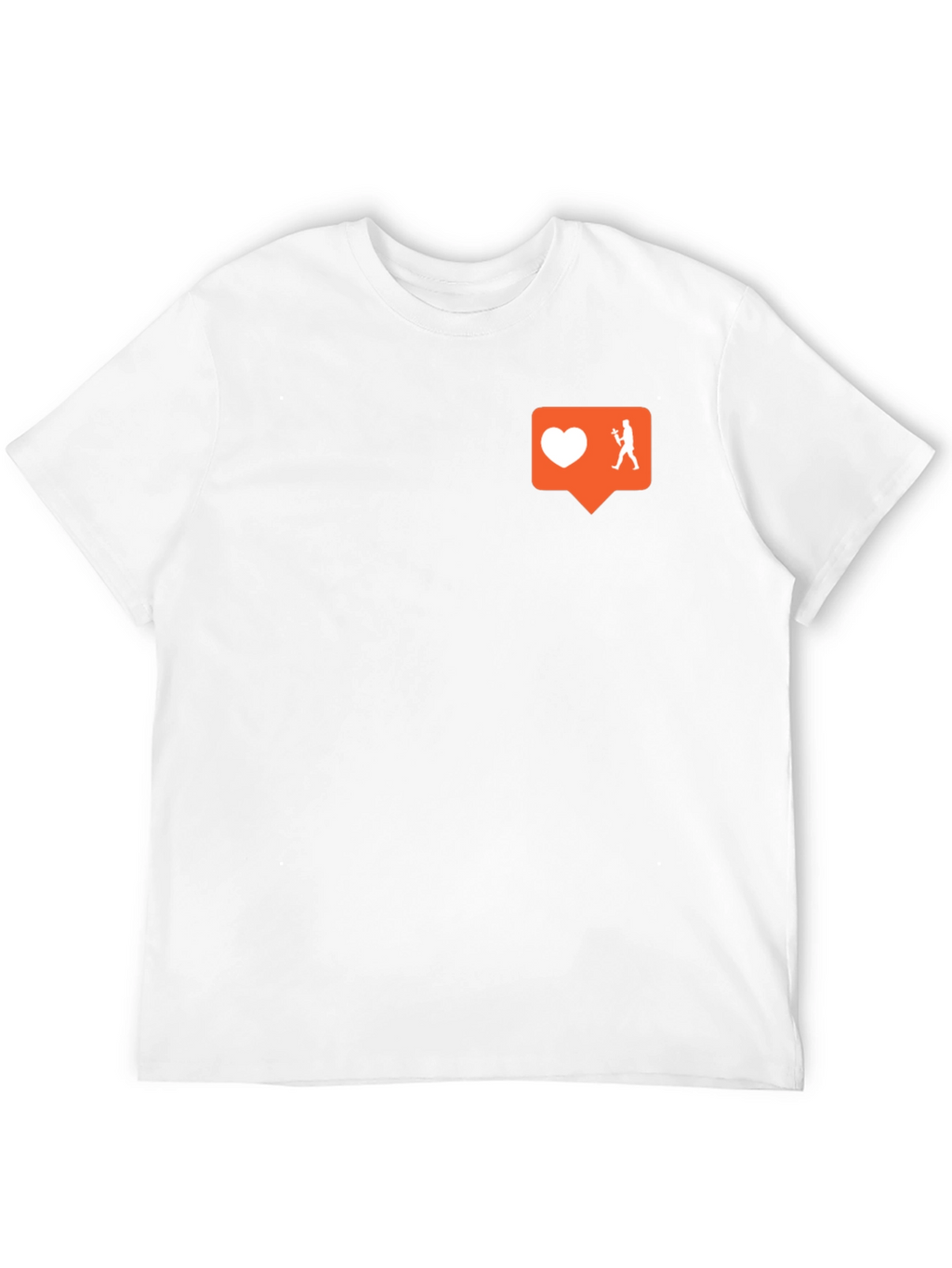 Trendy Black Tee w/ Social Media Graphic