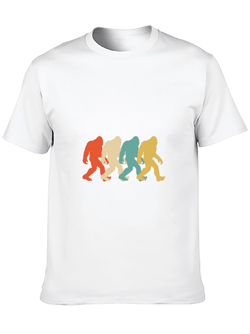 Retro Bigfoot T-Shirt: Sasquatch Silhouette Tee