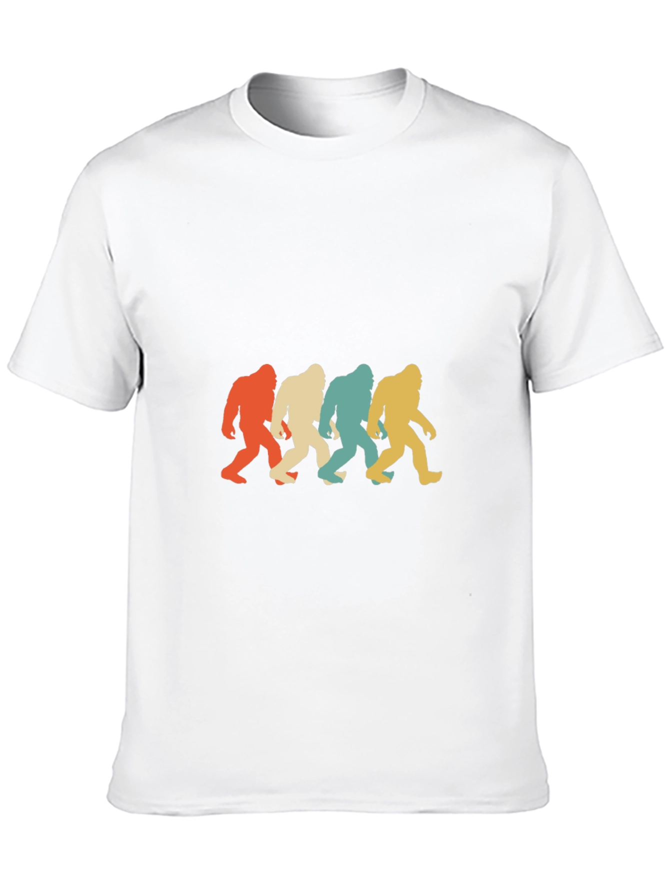 Retro Bigfoot T-Shirt: Sasquatch Silhouette Tee
