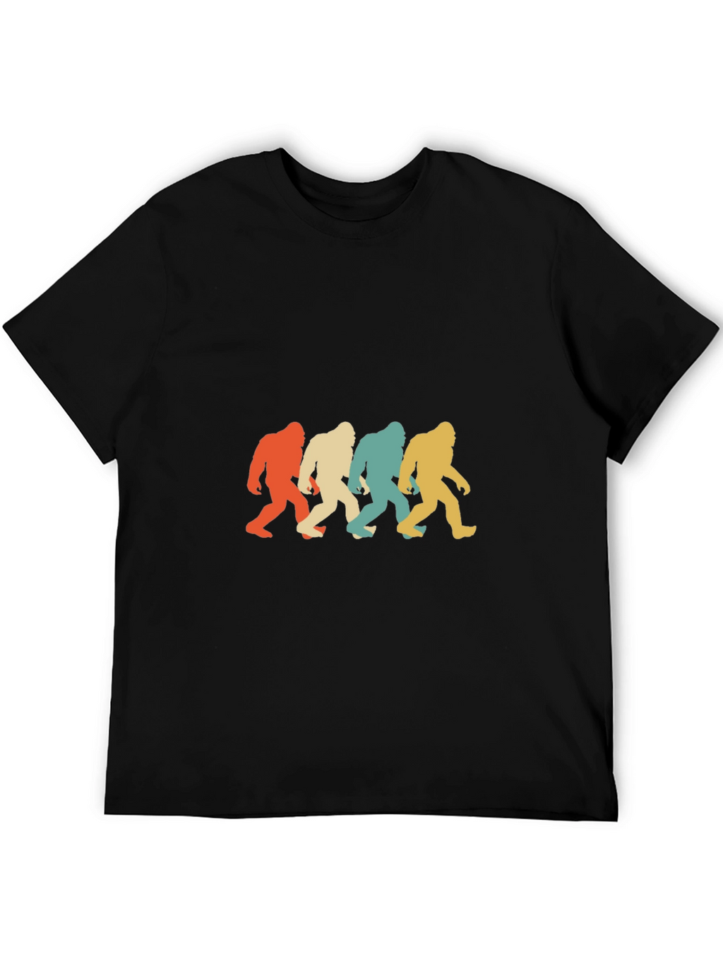 Retro Bigfoot T-Shirt: Sasquatch Silhouette Tee
