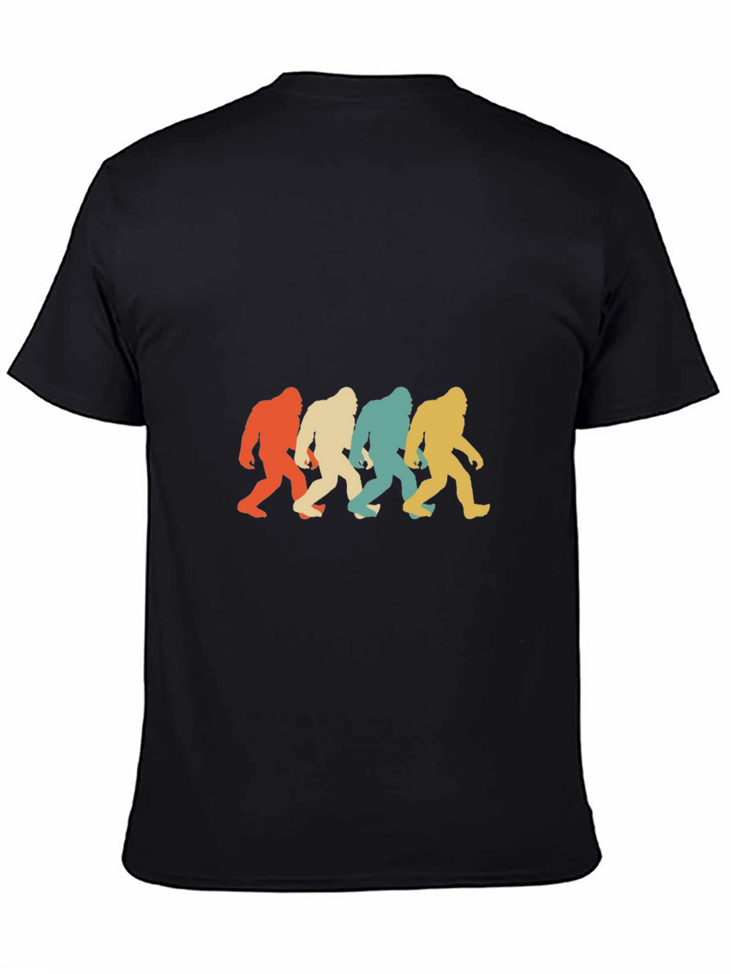 Retro Bigfoot T-Shirt: Sasquatch Silhouette Tee
