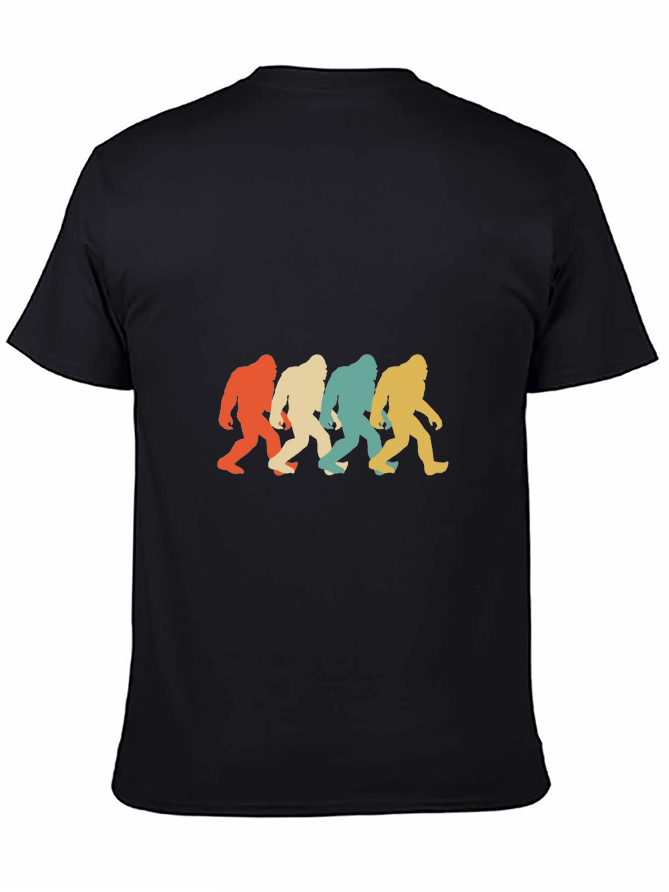 Retro Bigfoot T-Shirt: Sasquatch Silhouette Tee