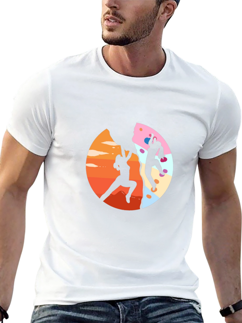 Climbing Adventure Black T-Shirt