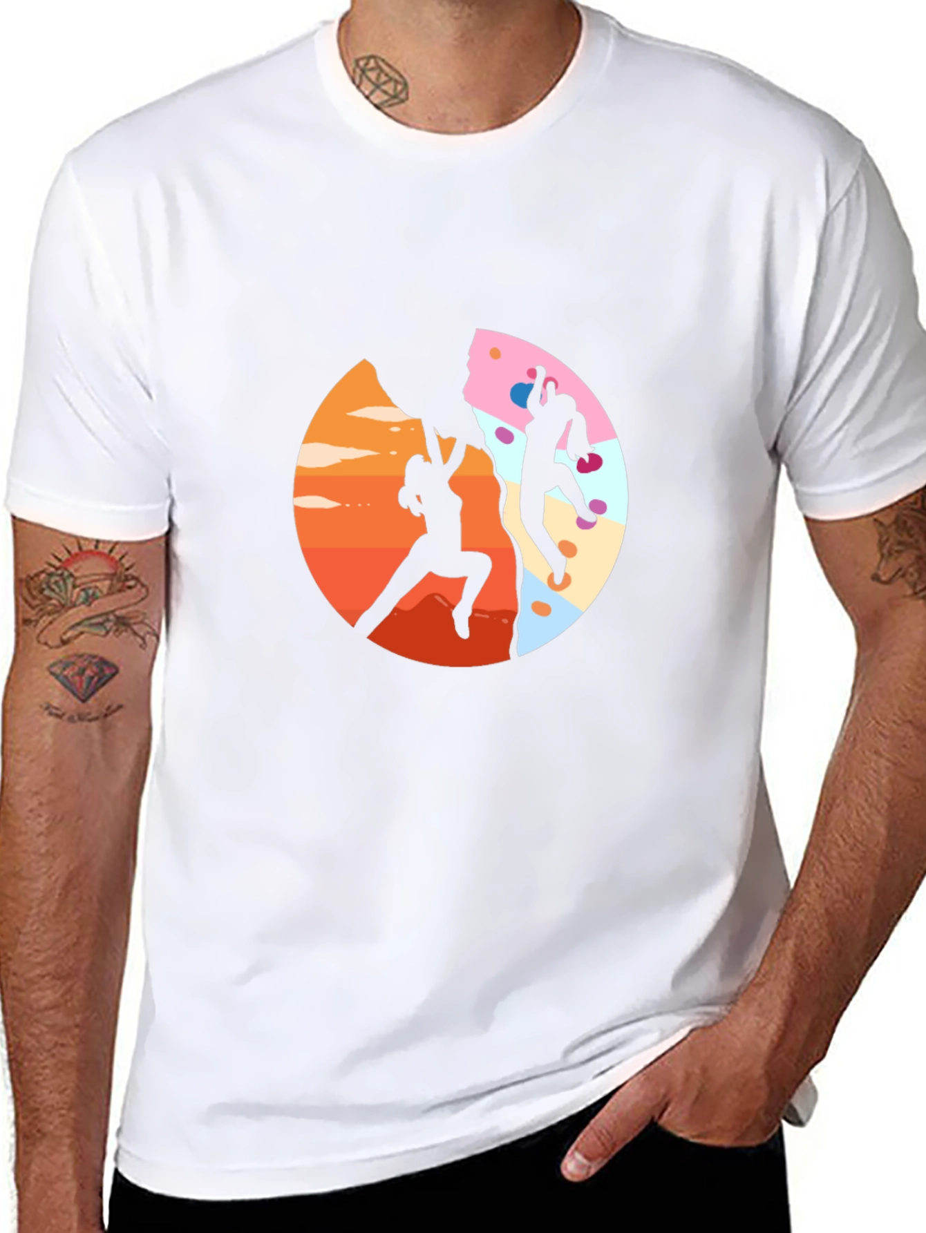 Climbing Adventure Black T-Shirt