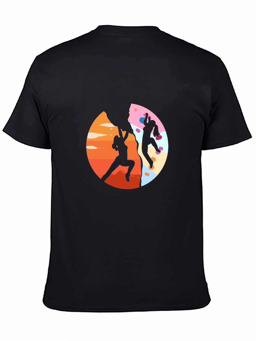 Climbing Adventure Black T-Shirt