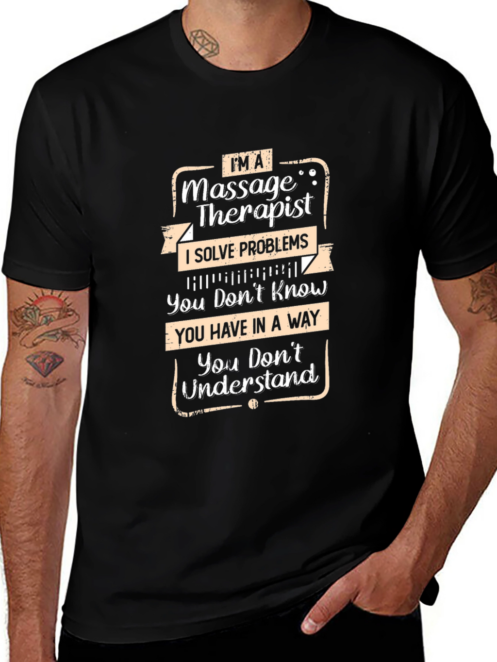 Massage Therapist T-Shirt - Problem Solver