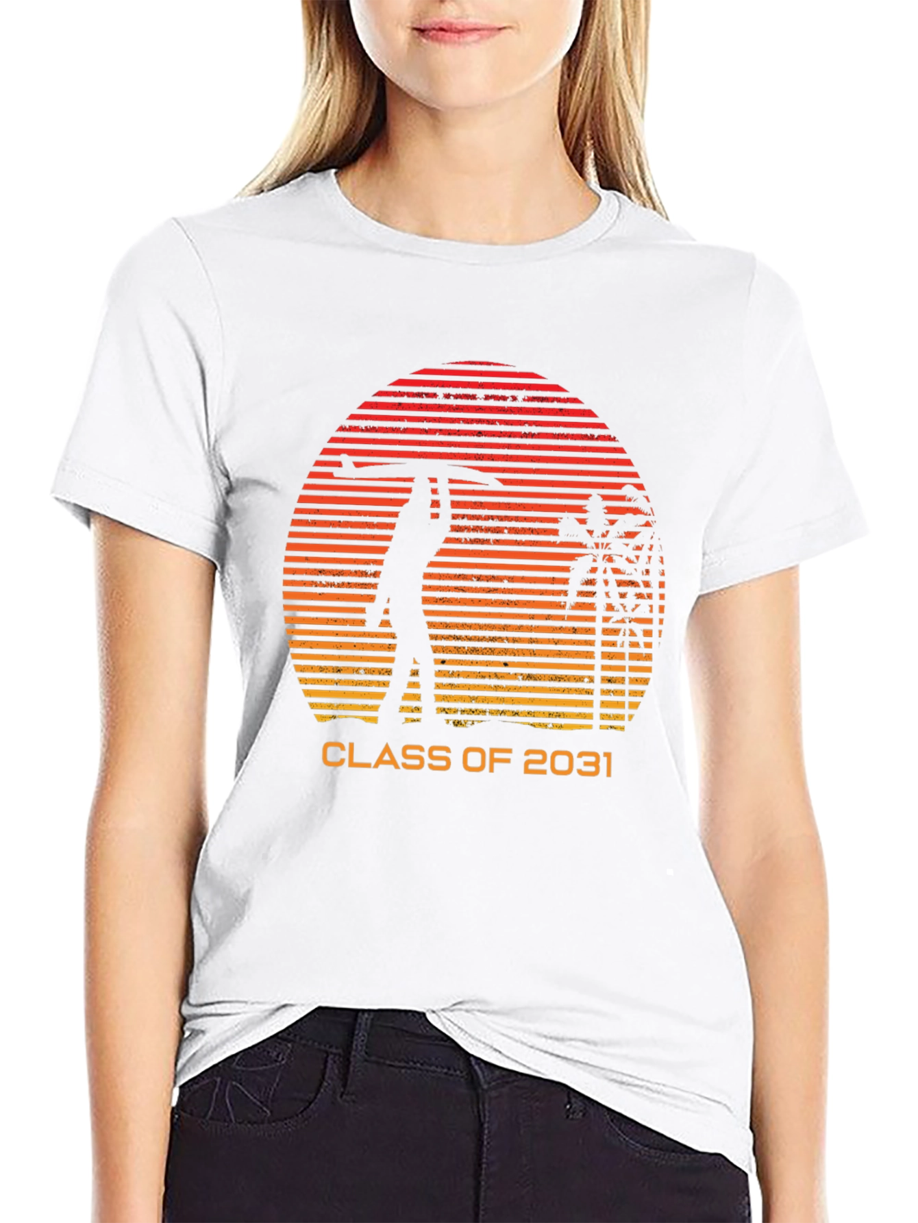 Class of 2031 Retro Surfer T-Shirt