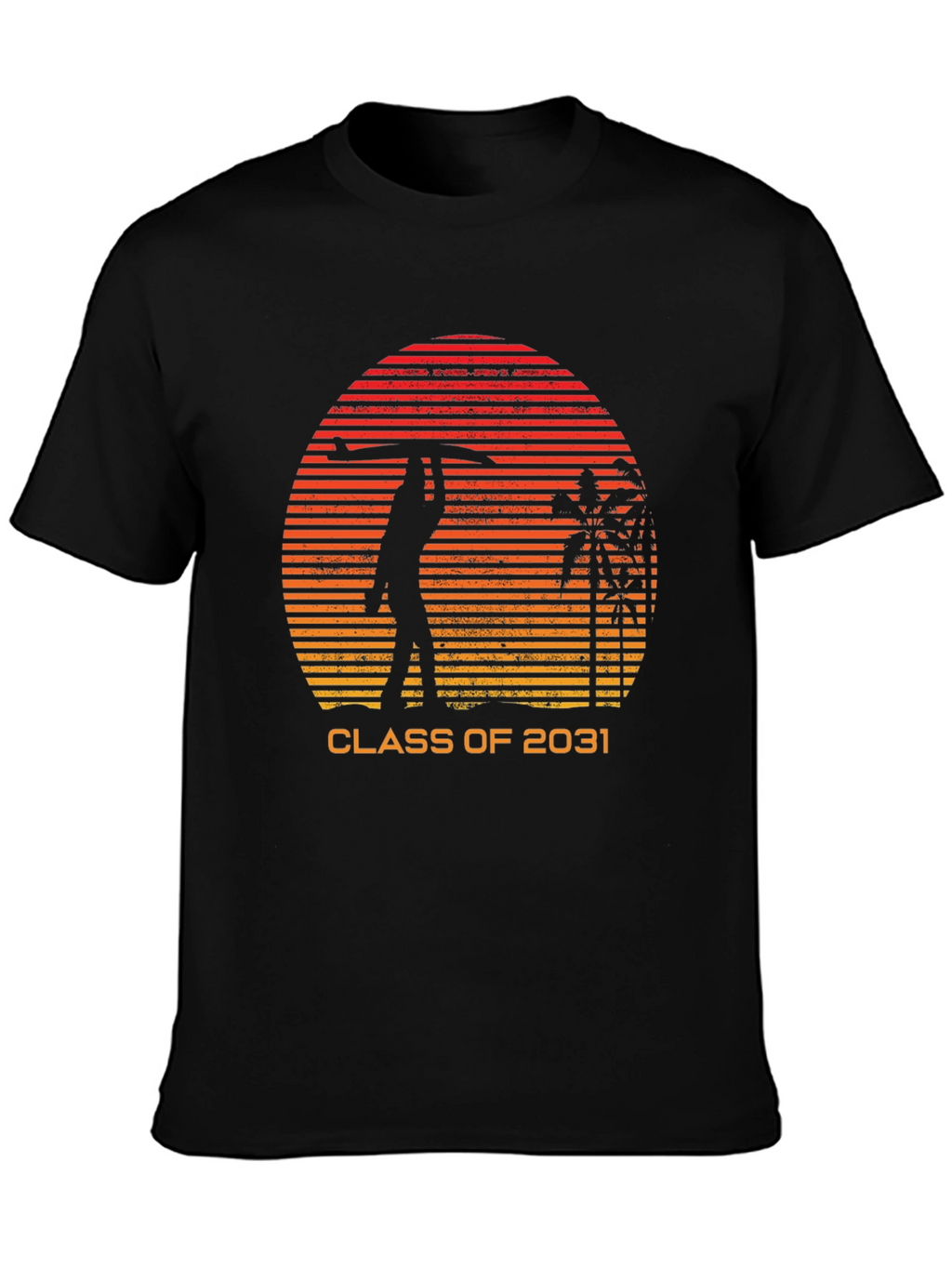 Class of 2031 Retro Surfer T-Shirt