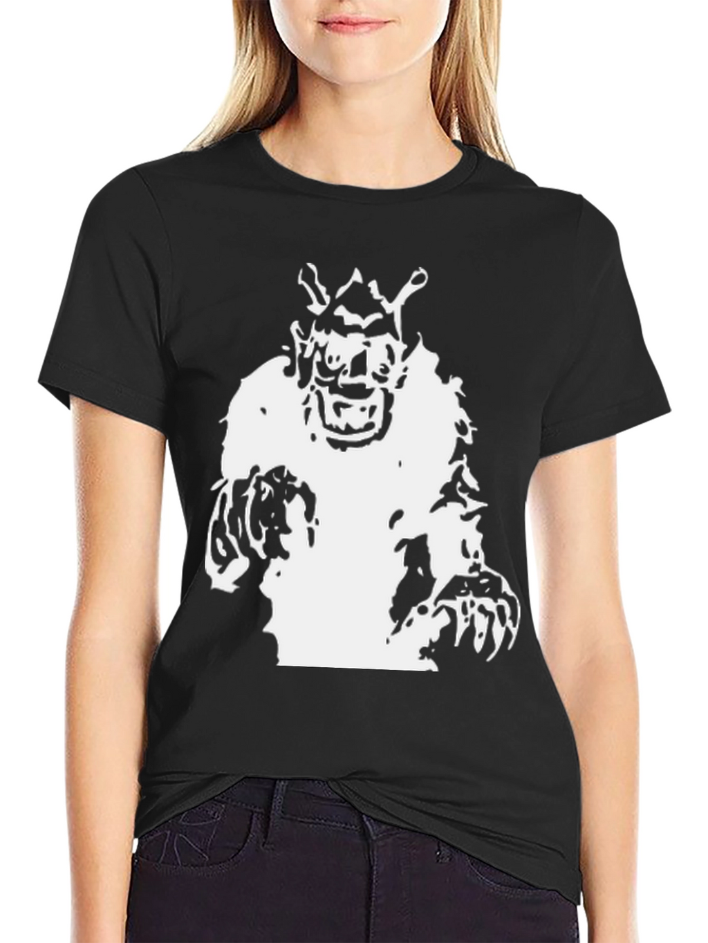 Monster Graphic Black T-Shirt