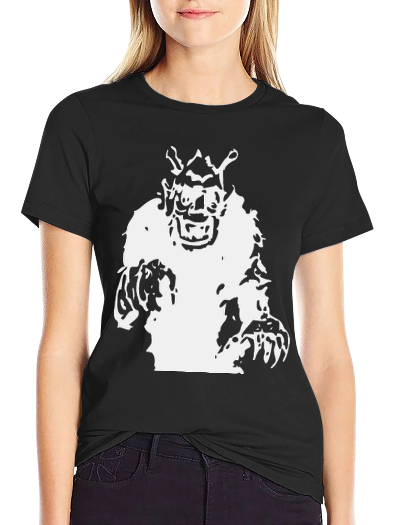 Monster Graphic Black T-Shirt
