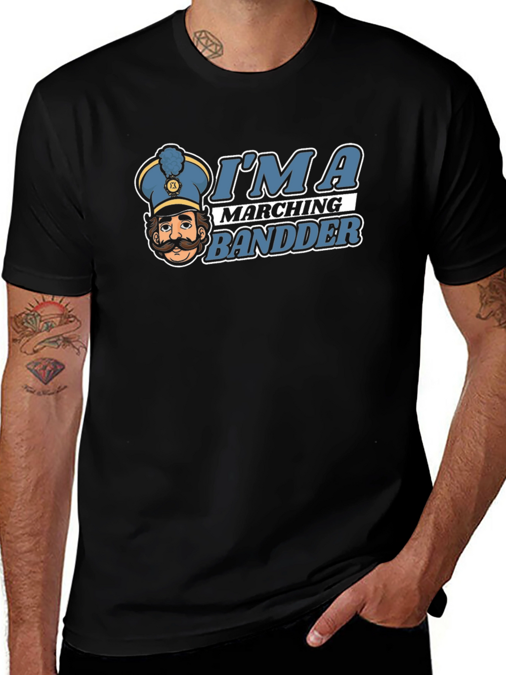 Im a Marching Bandder Graphic T-Shirt