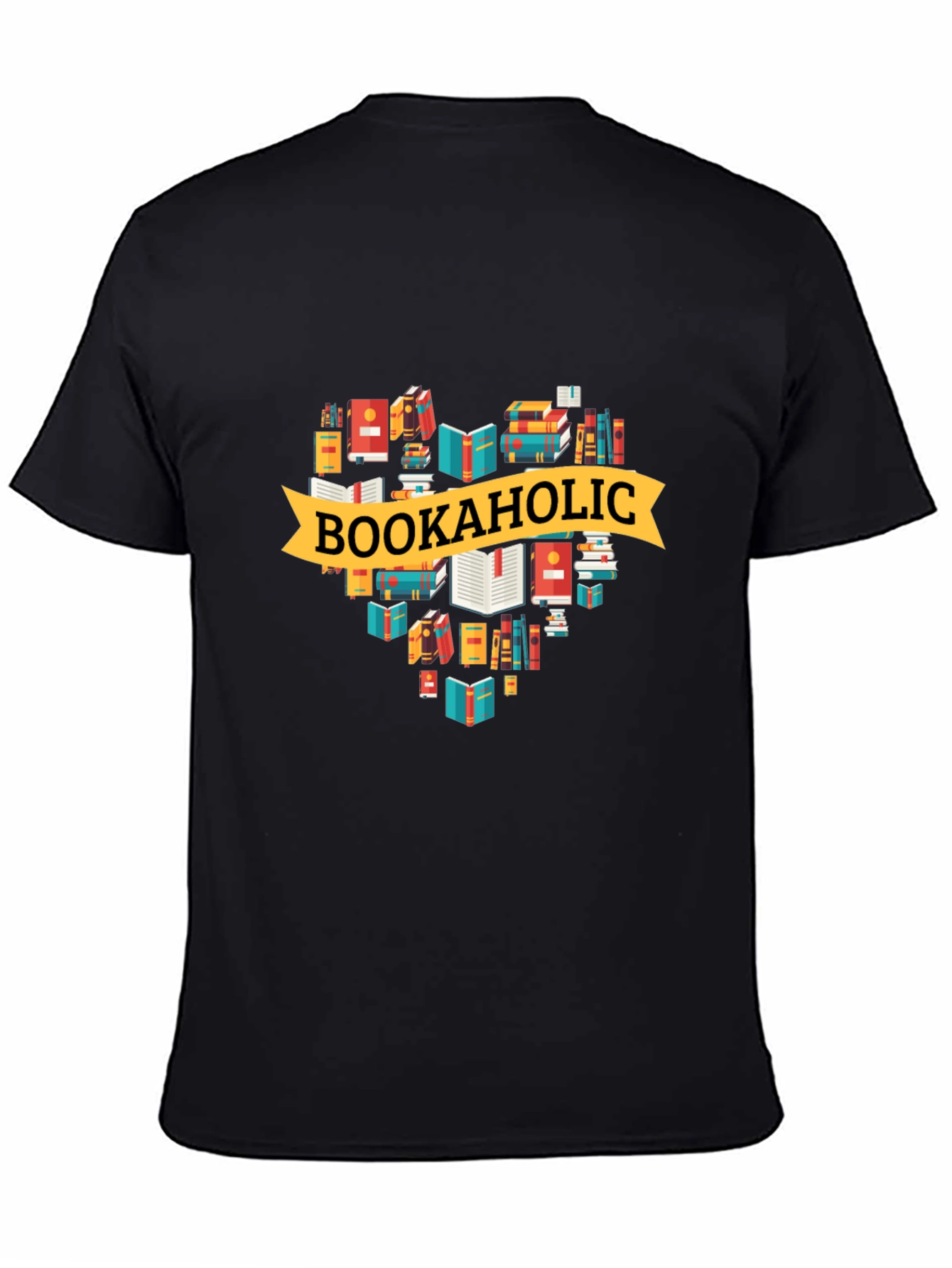 Bookaholic Graphic Tee - Novelty Reader T-Shirt