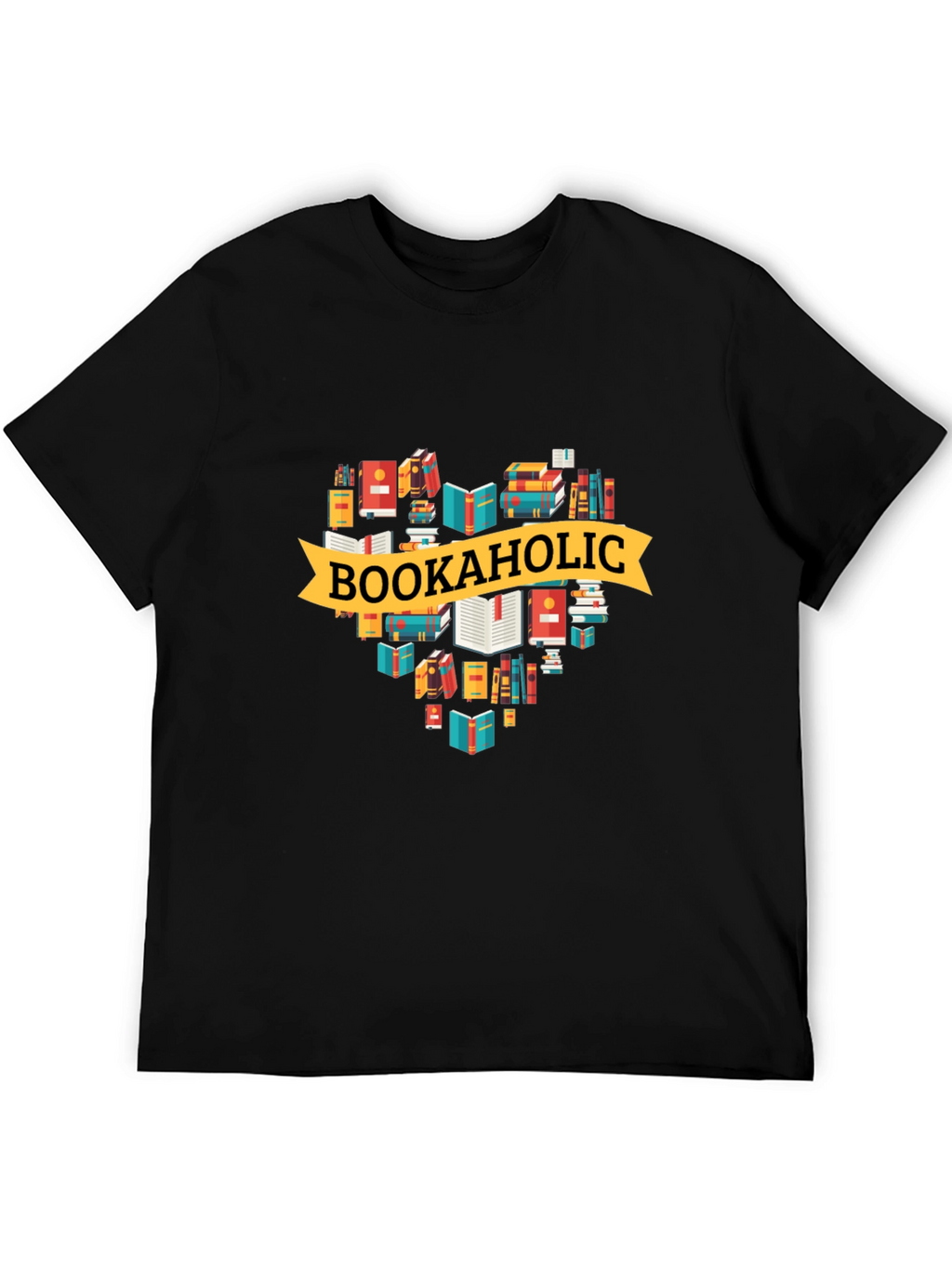 Bookaholic Graphic Tee - Novelty Reader T-Shirt
