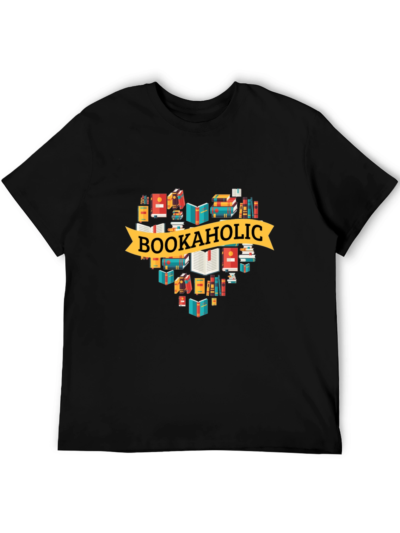 Bookaholic Graphic Tee - Novelty Reader T-Shirt