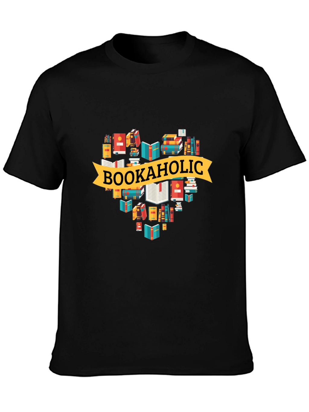 Bookaholic Graphic Tee - Novelty Reader T-Shirt