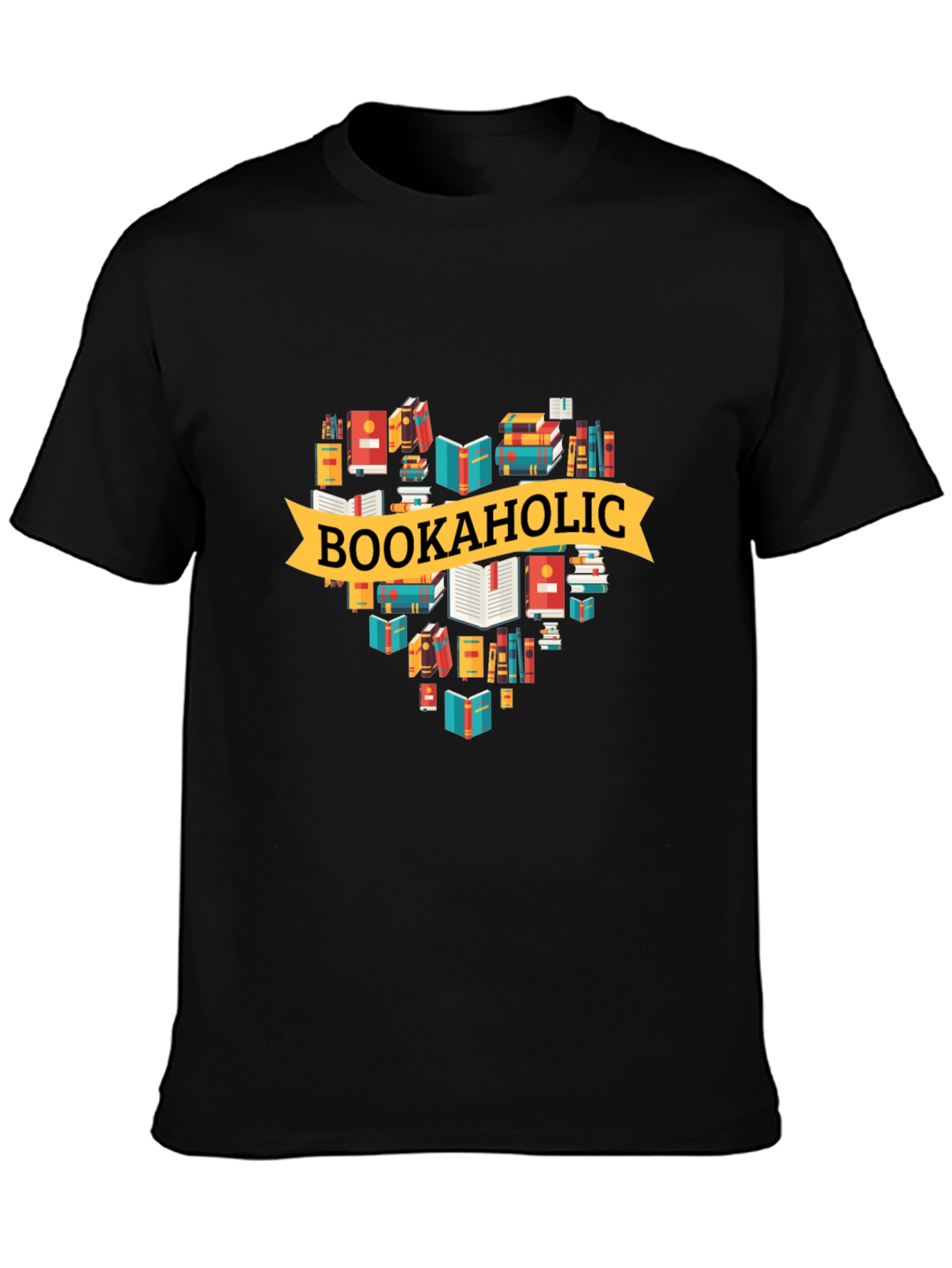 Bookaholic Graphic Tee - Novelty Reader T-Shirt