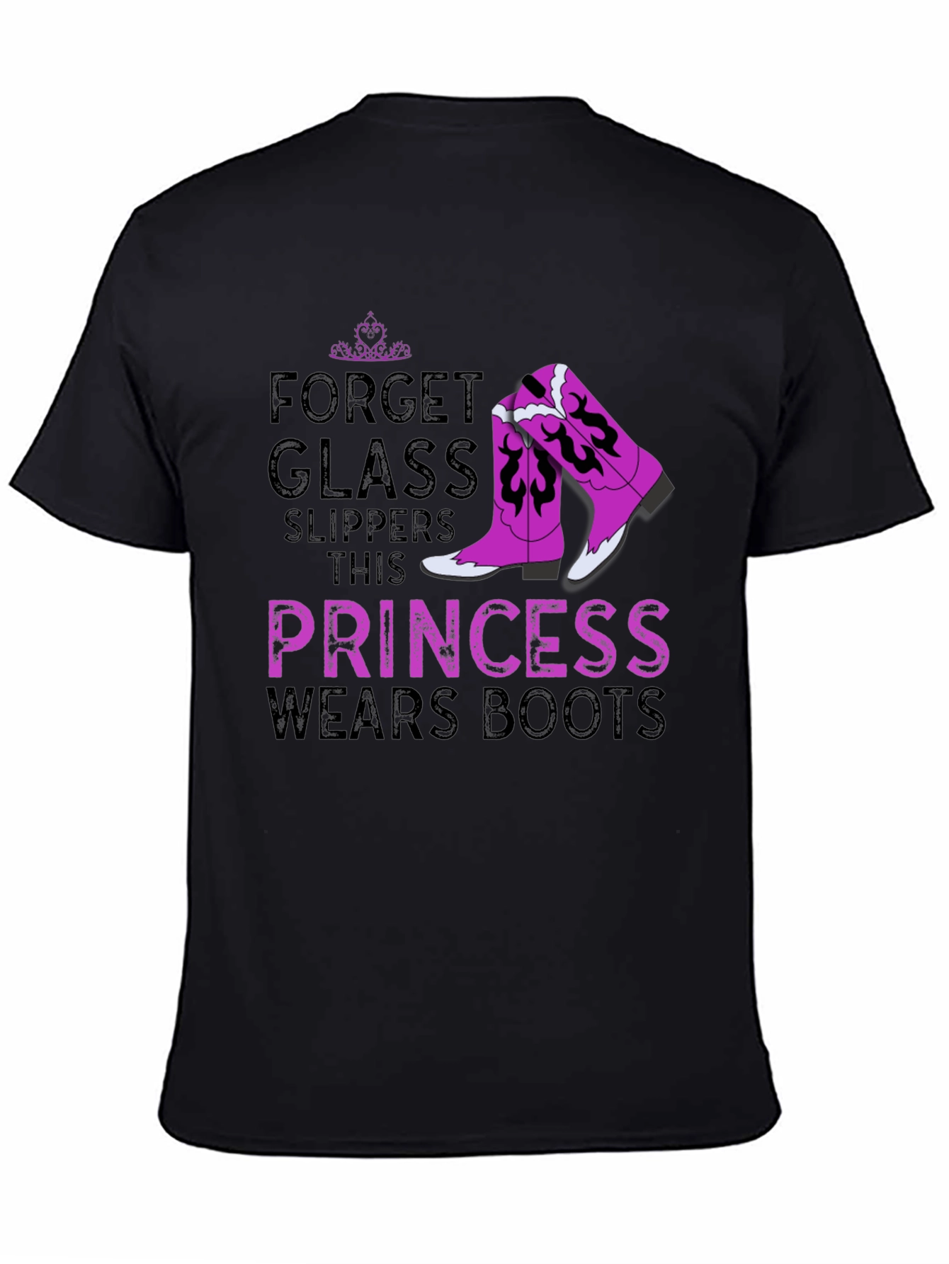 Princess Wears Boots Graphic T-Shirt