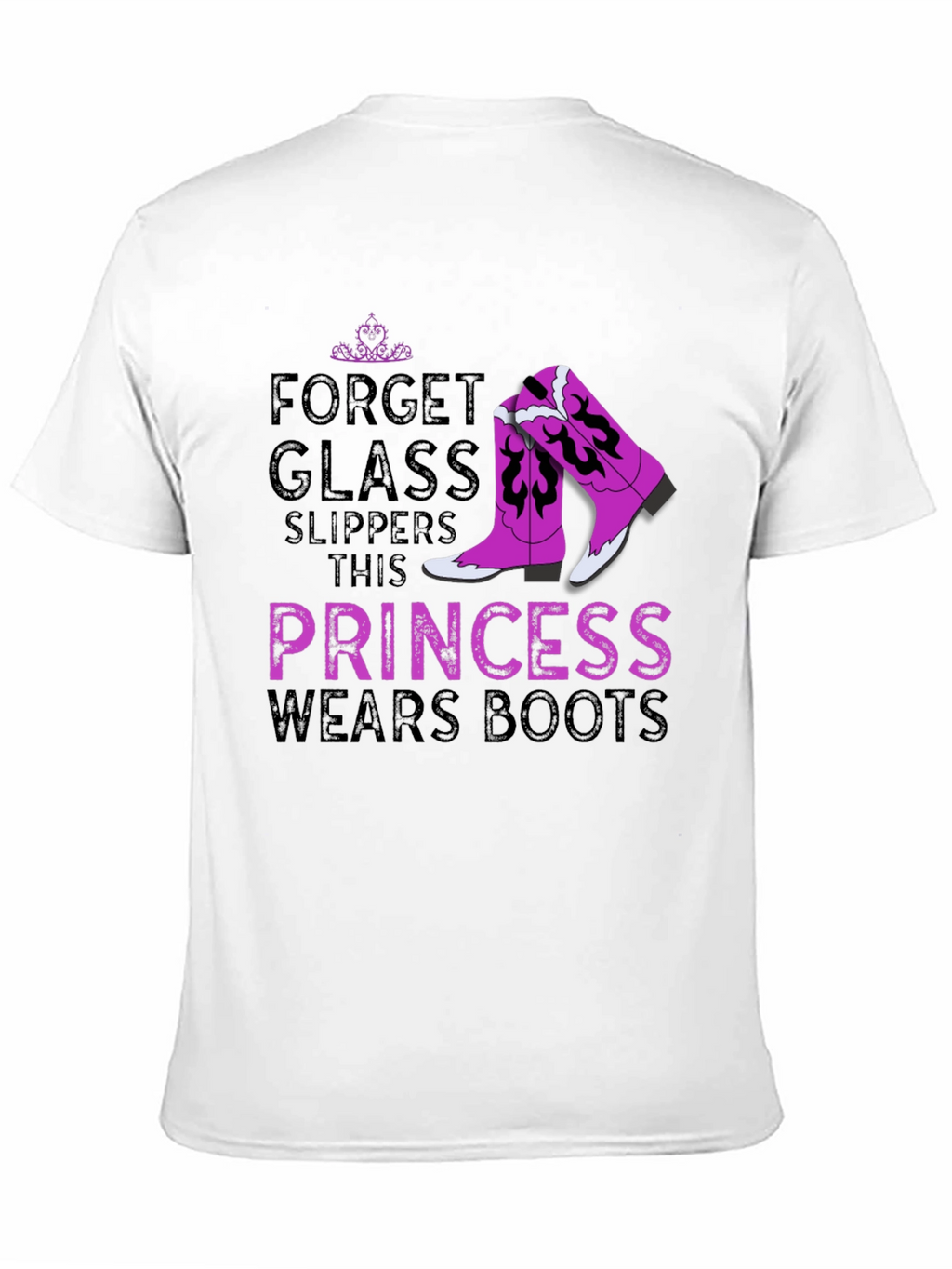 Princess Wears Boots Graphic T-Shirt