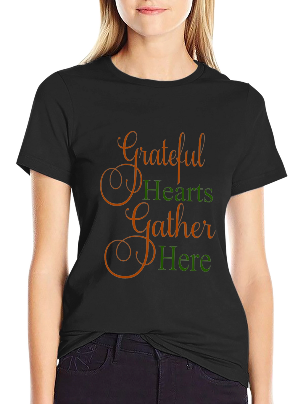Grateful Hearts Gather Here T-Shirt