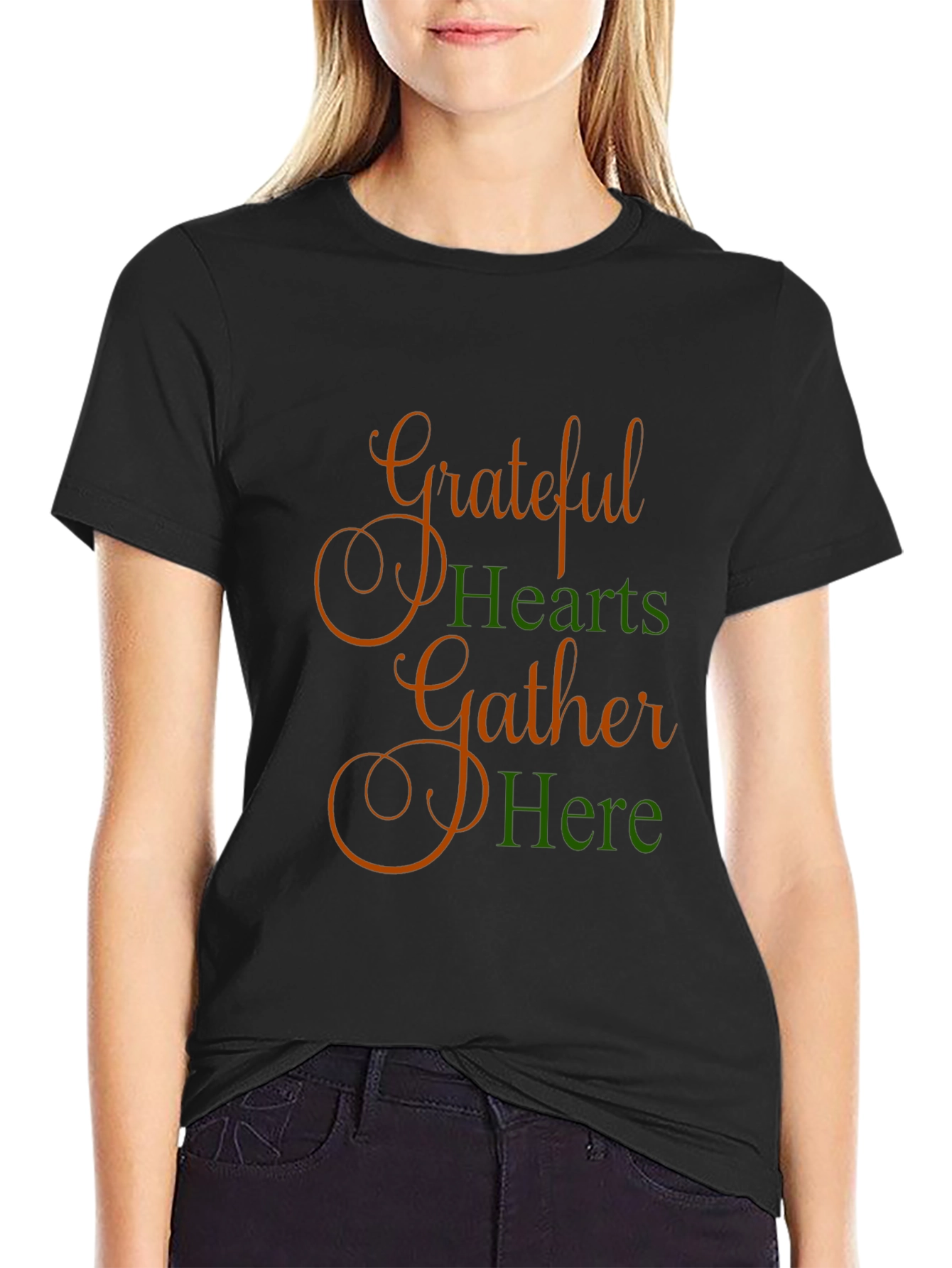 Grateful Hearts Gather Here T-Shirt